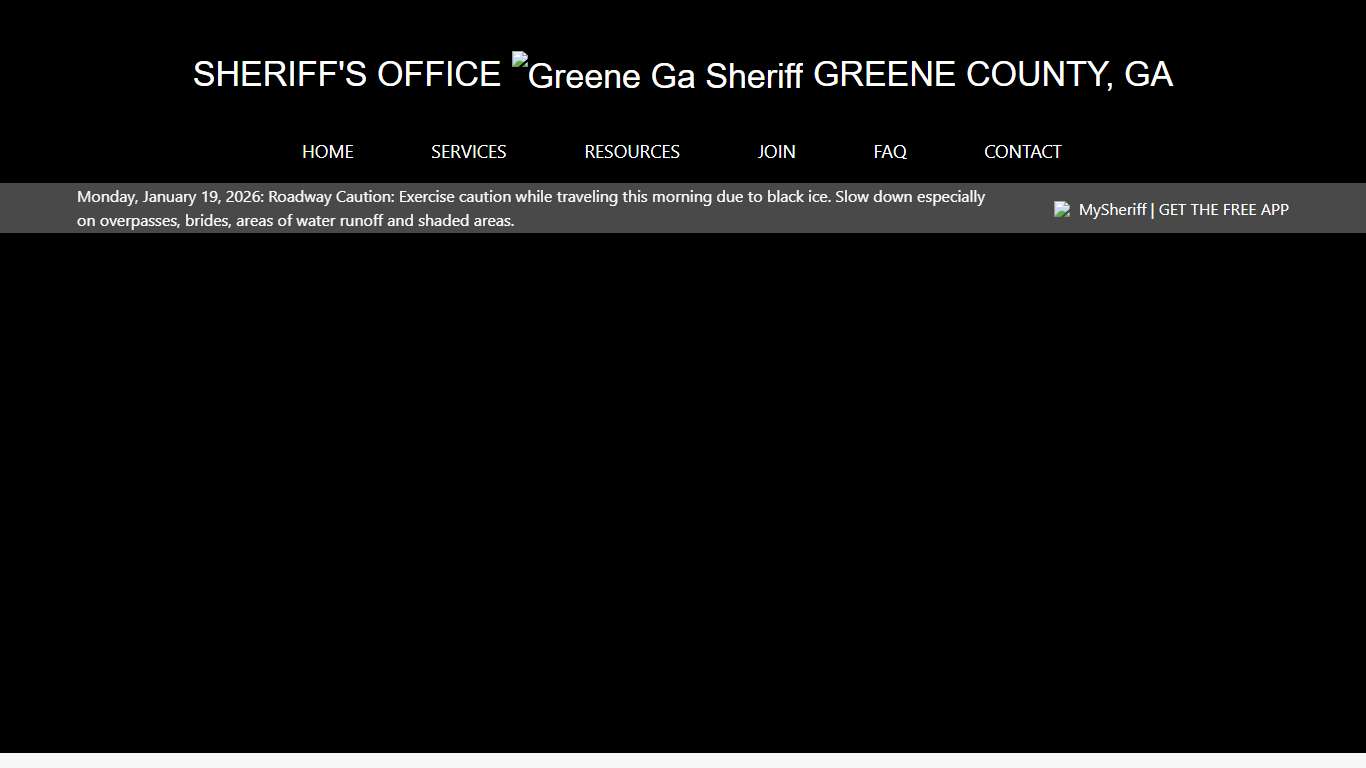 Sheriff's Office Greene County, GA | Official Website