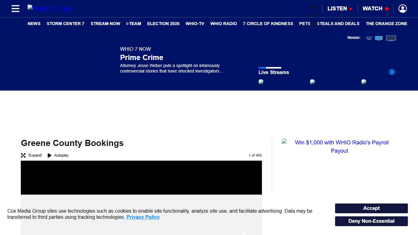 Greene County Inmates – WHIO TV 7 and WHIO Radio